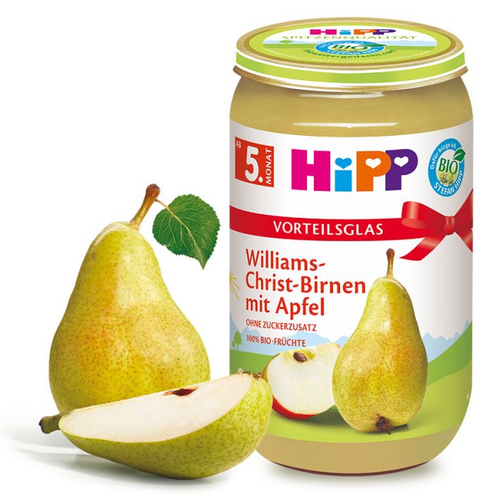 HIPP 4610 Bio Williams hrušky s jablkem po 5. měs, 250 g