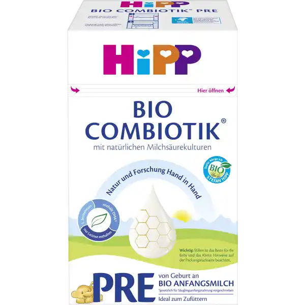 HIPP Pre Bio Combiotik počáteční kojenecké mléko od narození, 600 g