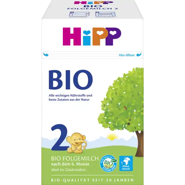 HIPP 2 Bio pokračovací kojenecké mléko od 7. měsíce, 600 g