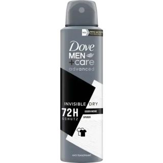 DOVE MEN +CARE deo sprej Advanced Invisible Dry, 150 ml