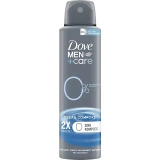 DOVE MEN +CARE deo sprej Clean Comfort mit Zink-Komplex, 150 ml