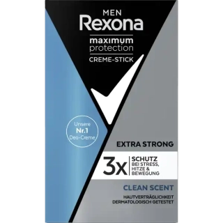 REXONA Men deo krém Maximum Protection Clean Scent, 45 ml