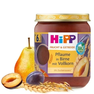 HIPP 4815 Bio Celozrná švestka a hruška po 6. měs, 160 g 