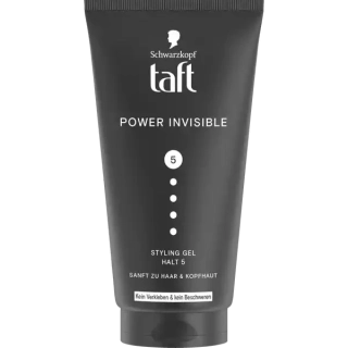 3 WETTER TAFT stylingový gel Power Invisible, 150 ml