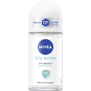 NIVEA deo roll on Dry Active, 50 ml