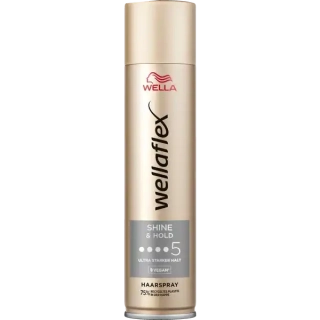 WELLAFLEX lak na vlasy Shine & Hold, 250 ml