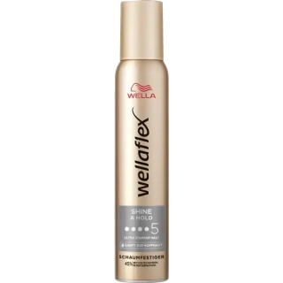 WELLAFLEX pěnové tužidlo Shine & Hold, 200 ml