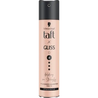 3 WETTER TAFT lak na vlasy Gliss Holding me Strongly, 250 ml