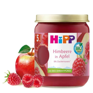 HIPP 4410 Bio Maliny a jablko od 5. měs, 160 g