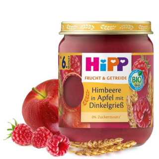 HIPP Bio Maliny, jablko a špaldová kaše po 6. měs, 160 g 