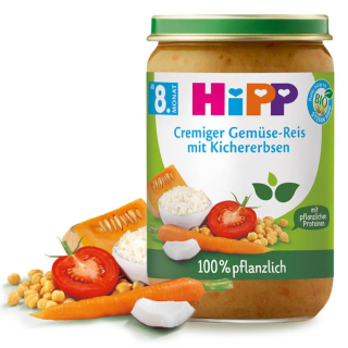 HIPP Bio Krémová zeleninová rýžes po 8. měs, 220 g