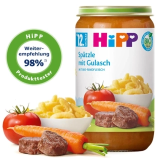 HIPP Bio Guláš se špeclema po 12. měs, 250 g