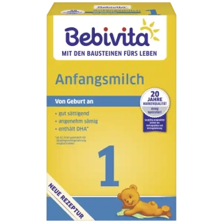 BEBIVITA 1 počáteční kojenecké mléko od narození, 0,5 kg 