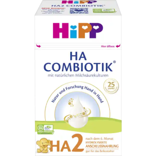 HIPP HA 2 Combiotik pokračovací kojenecké mléko od 7. měs, 600g