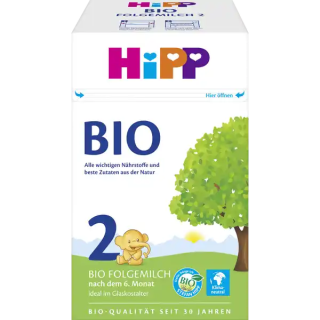 HIPP 2 Bio pokračovací kojenecké mléko od 7. měsíce, 600 g